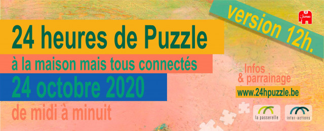 Hannut : 24 hrs puzzle réduites de moitié et virtuelles 