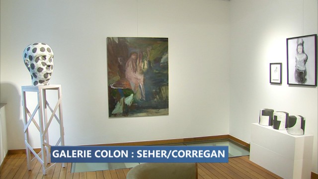Catherine Seher et Daphné Corregan à la Galerie Colon