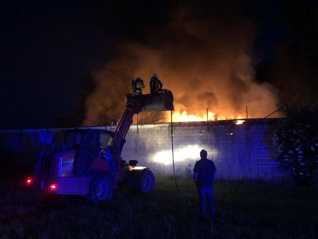 Incendie de bâtiment à Villers-L'Évêque