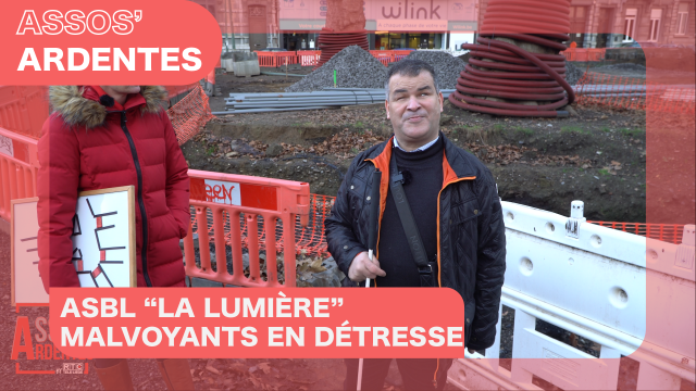 Assos' Ardentes: un aveugle confronté aux travaux à Liège