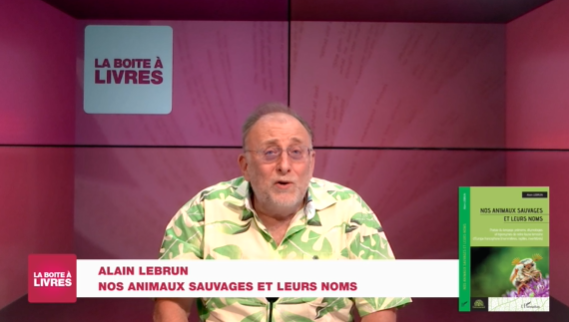 Boite à livres: Alain Lebrun, Nos animaux sauvages et leurs noms (L'Harmattan)