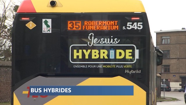 Bus hybrides au TEC Liège-Verviers