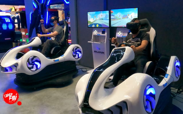 Cam Pai : Ninja Park, une salle de jeux en réalité virtuelle avec des machines futuristes