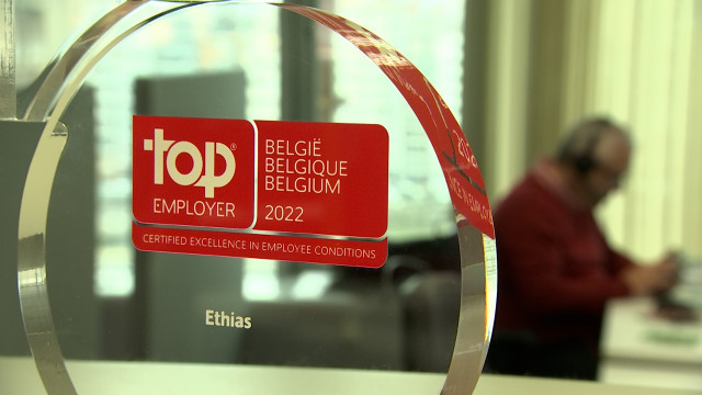 Certification Top Employer 2022 pour Ethias