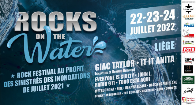 Festival "Rocks on the Water" en faveur des sinistrés 