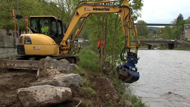 L'été de nos rivières: la restauration des berges de halage à Remouchamps