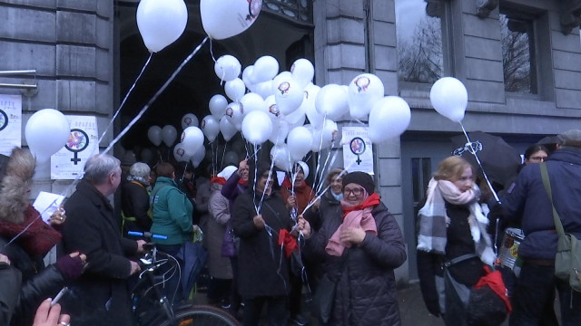 Liège : 200 personnes ont pris part à la cyclo-parade féministe