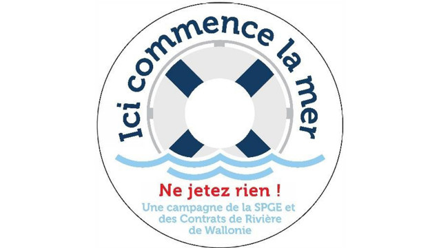 Liège met en oeuvre la campagne "Ici commence la mer. Ne jetez rien !"