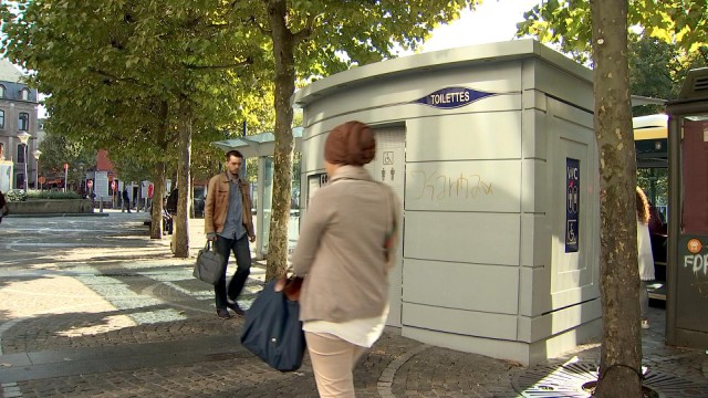 Liège : réflexion sur les toilettes publiques 