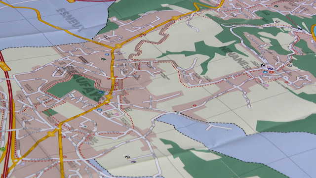 Nouvelle carte avec chemins de mobilité "active" à Chaudfontaine