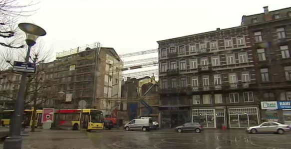 Rue Léopold à Liège : reprise des travaux de démolition