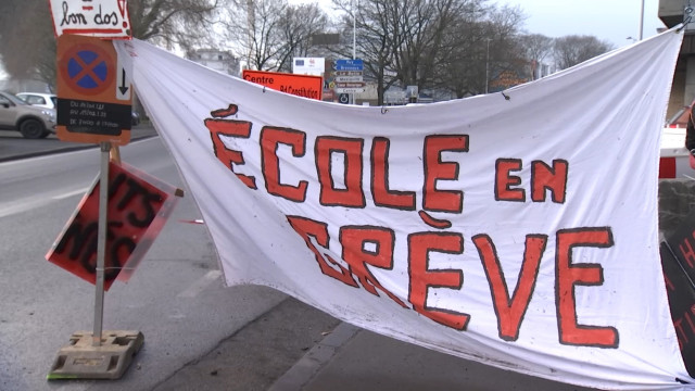Troisième jour de grève du personnel de la Haute Ecole de la Province de Liège