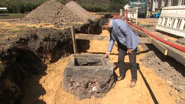 Un puits découvert dans l'ancienne léproserie de Cornillon 