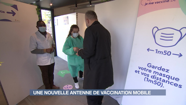 Une nouvelle antenne de vaccination mobile à Liège et aux alentours jusque mi-décembre